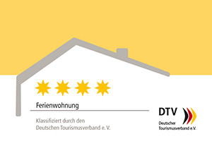 DTV-Logo zur Klassifizierung mit 4 Sternen